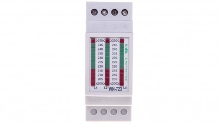 Lampka modułowa potrójna biały 230-400V AC WN-723