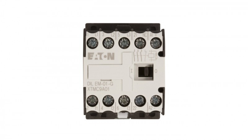 Stycznik mocy 9A 3P 24V DC 0Z 1R DILEM-01-G(24VDC) 010343 Stycznik mocy 9A 3P 24V DC 0Z 1R DILEM-01-G(24VDC) 010343