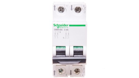 Wyłącznik nadprądowy 2P C 6A 6kA DC C60H A9N61526