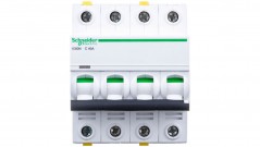 Wyłącznik nadprądowy 4P C 40A 6kA AC iC60N-C40-4 A9F04440