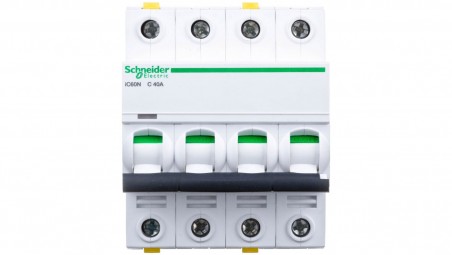 Wyłącznik nadprądowy 4P C 40A 6kA AC iC60N-C40-4 A9F04440