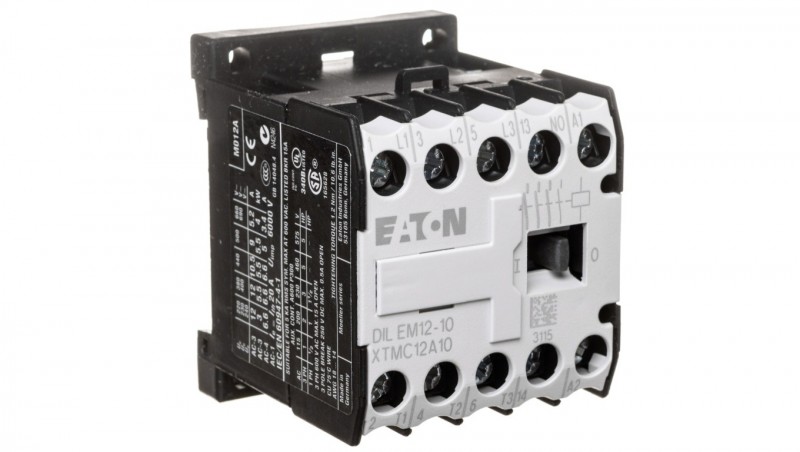 Stycznik mocy 12A 3P 230VAC 1Z 0R DILEM12-10(230V50/60HZ) 127082 Stycznik mocy 12A 3P 230VAC 1Z 0R DILEM12-10(230V50/60HZ) 127082