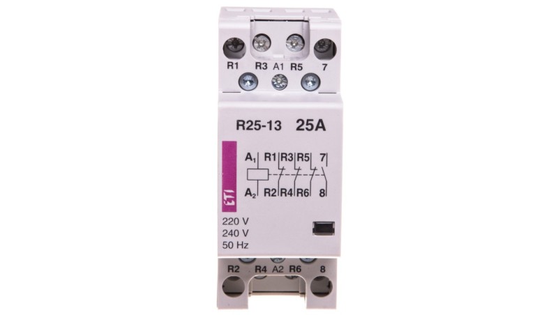 Stycznik modułowy 25A 230V AC 1Z 3R R 25-13 230V 002462330 Stycznik modułowy 25A 230V AC 1Z 3R R 25-13 230V 002462330
