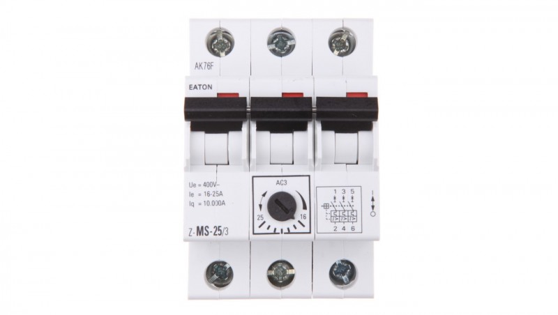 Wyłącznik silnikowy 3P 11kW 16-25A Z-MS-25/3 248413 Wyłącznik silnikowy 3P 11kW 16-25A Z-MS-25/3 248413
