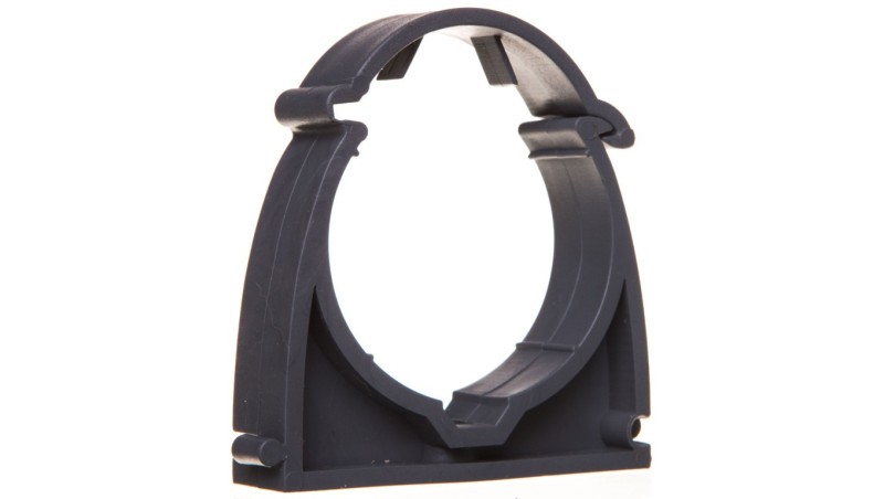 Uchwyt zamknięty do rur 50mm szary UZ 50 SZ 10506 /100szt./