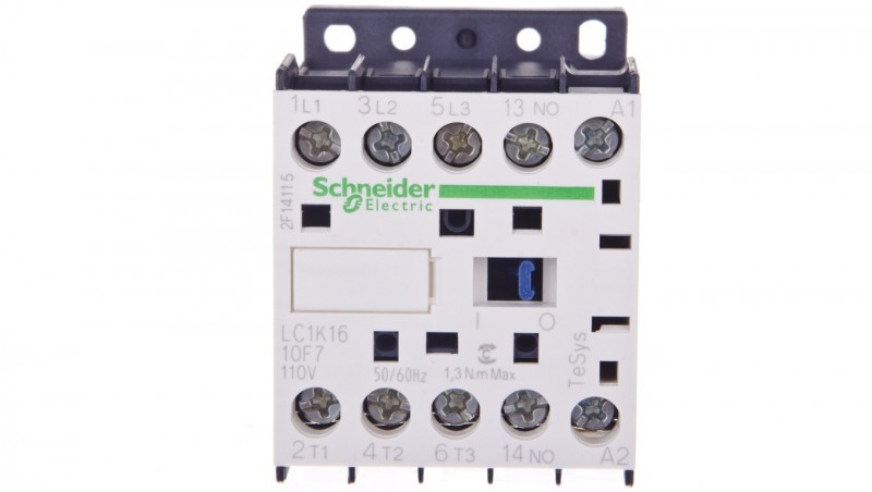 Stycznik mocy 16A 3P 110V AC 1Z 0R LC1K1610F7 Stycznik mocy 16A 3P 110V AC 1Z 0R LC1K1610F7