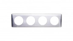CELIANE Ramka poczwórna aluminium tworzywo Poziomy i pionowy 068924