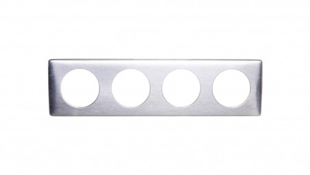 CELIANE Ramka poczwórna aluminium tworzywo Poziomy i pionowy 068924
