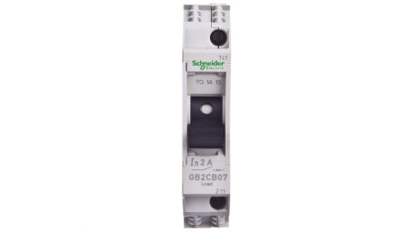 Wyłącznik termo-magnetyczny 1P 2A AC GB2CB07