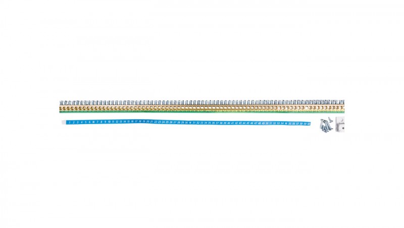 Listwa zaciskowa N/PE ze wspornikiem 2x25mm2 + 74x16 mm2 BFZ-TS-KL76 293634