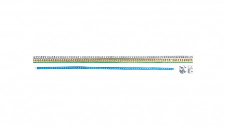 Listwa zaciskowa N/PE ze wspornikiem 2x25mm2 + 74x16 mm2 BFZ-TS-KL76 293634