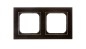 SONATA Ramka podwójna czarne szkło R-2RG/32 SONATA Ramka podwójna czarne szkło R-2RG/32