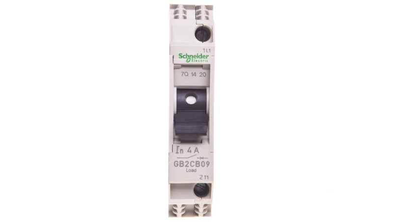 Wyłącznik termo-magnetyczny 1P 4A 6kA AC GB2CB09
