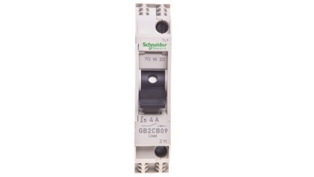 Wyłącznik termo-magnetyczny 1P 4A 6kA AC GB2CB09