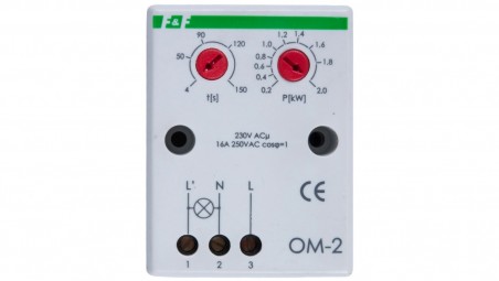 Ogranicznik poboru mocy 16A 4-150sek OM-2