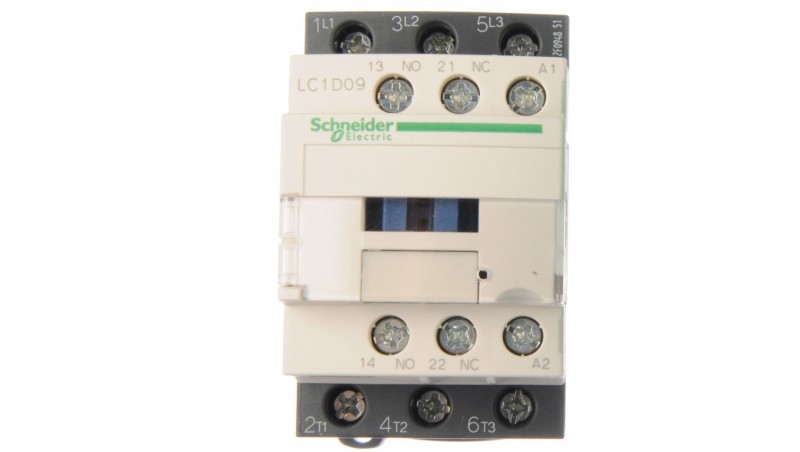 TeSys Deca Stycznik mocy 9A 3P 24V AC 1Z 1R LC1D09B7 TeSys Deca Stycznik mocy 9A 3P 24V AC 1Z 1R LC1D09B7