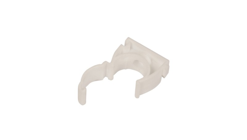 Uchwyt zamknięty do rur gładkich UZ 22 biały 68044 /100szt./ Uchwyt zamknięty do rur gładkich UZ 22 biały 68044 /100szt./