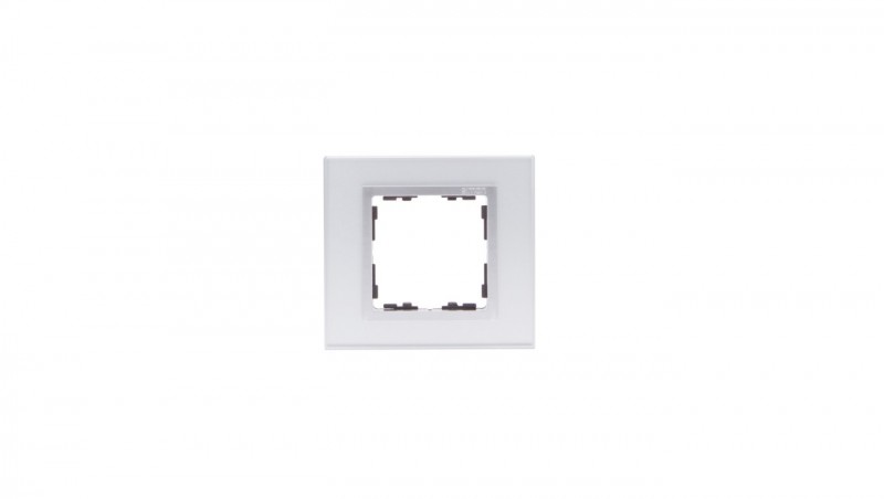 Simon 82 Ramka pojedyncza kamień srebro/ ramka pośrednia aluminium mat 82917-62