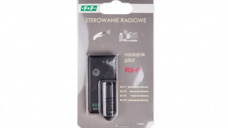 Pilot jednoprzyciskowy 12V A23 868MHz 30m czarny RS-P1