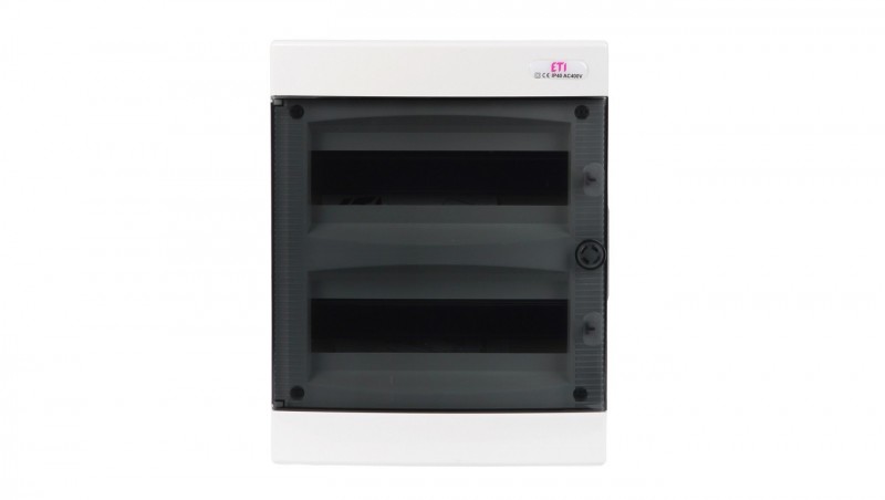 Rozdzielnica modułowa 2x12 podtynkowa /transparentna/ IP40 ECM24PT-S DIDO 001101075 Rozdzielnica modułowa 2x12 podtynkowa /transparentna/ IP40 ECM24PT-S DIDO 001101075