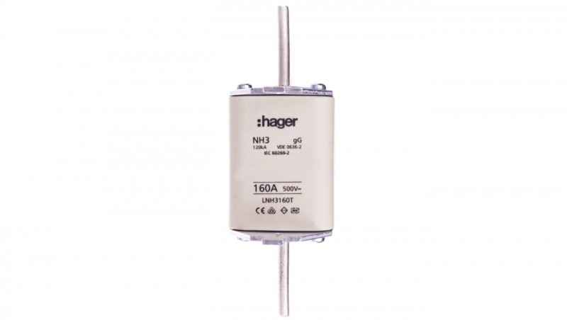Wkładka bezpiecznikowa NH3C 160A gG 500V NH3C/gG/160A/500V LNH3160T Wkładka bezpiecznikowa NH3C 160A gG 500V NH3C/gG/160A/500V LNH3160T