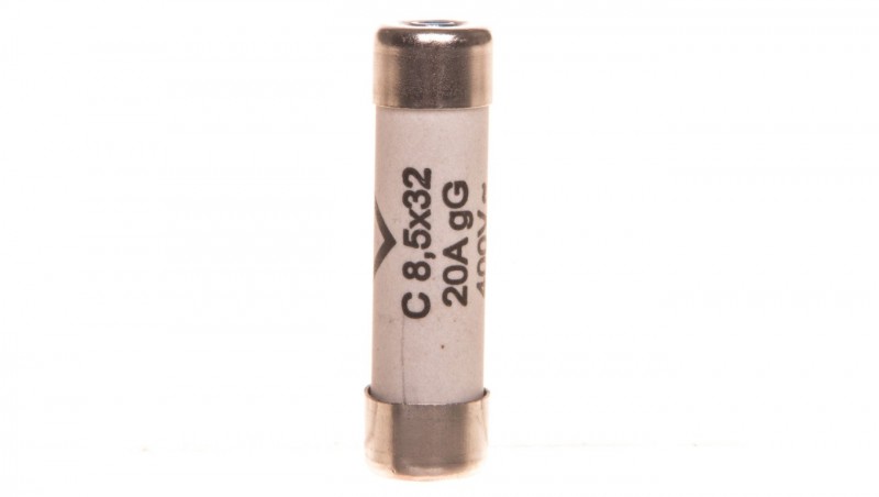 Wkładka bezpiecznikowa BiWtz cylindryczna 8,5x32mm 20A 400V AC gG L8532C20