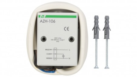 Automat zmierzchowy 16A 230V 2-1000lx obudowa IP65 AZH-106