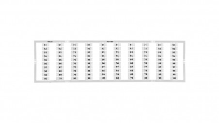 Oznaczniki WMB 2x 51-100 793-607 /5szt.