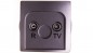 Simon Basic Gniazdo antenowe R/TV przelotowe stal inox BMZAP10/1.01/21 Simon Basic Gniazdo antenowe R/TV przelotowe stal inox BMZAP10/1.01/21