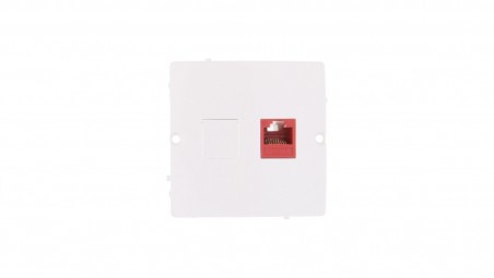 Simon Basic Gniazdo komputerowe pojedyncze RJ45 kat.5e białe BMF51.02/11