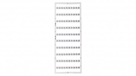 Oznaczniki Mini-WSB 10x 11-20 biały 248-503 /5szt.