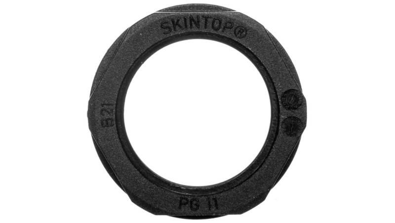 Nakrętka poliamidowa PG11 SKINTOP GMP-GL 11 czarna 53019220 /100szt./ Nakrętka poliamidowa PG11 SKINTOP GMP-GL 11 czarna 53019220 /100szt./