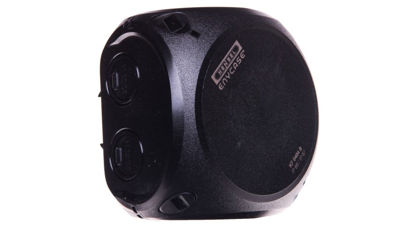 Puszka n/t odgałęźna 104x104x70mm IP66/67 czarna KF 0400 B 62000046 Puszka n/t odgałęźna 104x104x70mm IP66/67 czarna KF 0400 B 62000046