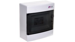 Rozdzielnica modułowa 1x8 natynkowa /transparentna/ IP40 ECT8PT DIDO 001101000