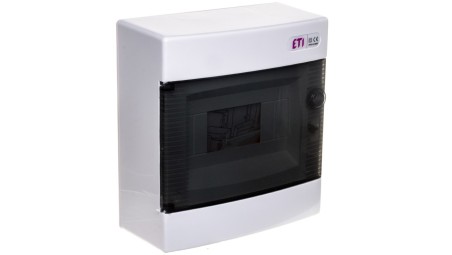 Rozdzielnica modułowa 1x8 natynkowa /transparentna/ IP40 ECT8PT DIDO 001101000