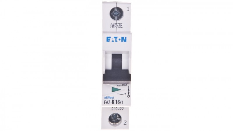 Wyłącznik nadprądowy 1P K 16A 15kA AC FAZ K16/1 278599 Wyłącznik nadprądowy 1P K 16A 15kA AC FAZ K16/1 278599