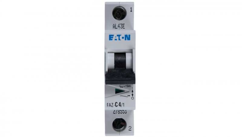 Wyłącznik nadprądowy 1P C 4A 15kA AC FAZ C4/1 278553