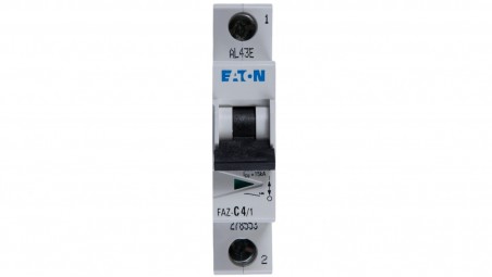 Wyłącznik nadprądowy 1P C 4A 15kA AC FAZ C4/1 278553