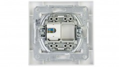 ASFORA Gniazdo komputerowe pojedyncze RJ45 kat.5e białe EPH4300121