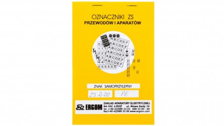 Znaki samoprzylepne ZS D20/PE E04ZP-02030403400