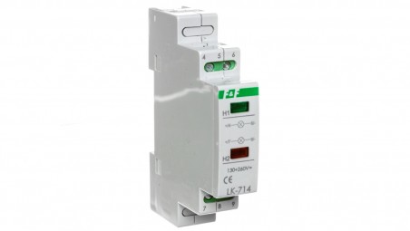 Lampka modułowa czerwona/zielona 130-260V AC/DC LK-714-130÷260V
