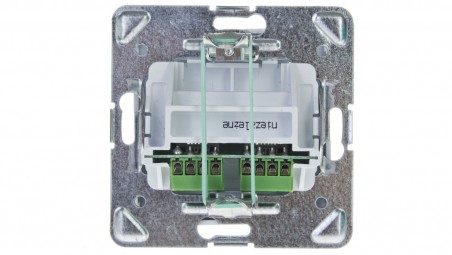 IMPRESJA Gniazdo telefoniczne podwójne RJ11 niezależne białe GPT-2YN/m/00