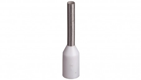 Końcówka tulejkowa izolowana TI 0,5mm2/8mm biała cynowana TI0,5L8x500 /500szt.