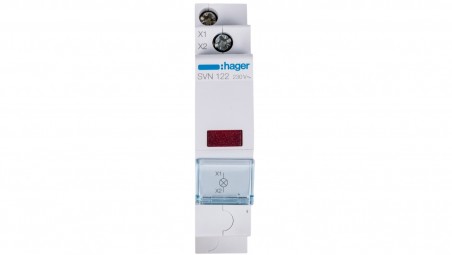 Lampka modułowa czerwona 230V AC SVN122