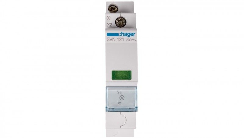 Lampka modułowa zielona 230V AC SVN121 Lampka modułowa zielona 230V AC SVN121