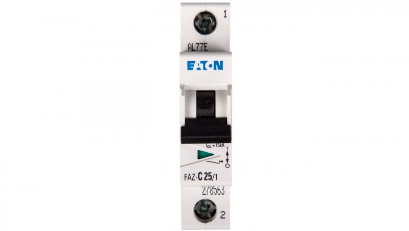 Wyłącznik nadprądowy 1P C 25A 15kA AC FAZ C25/1 278563