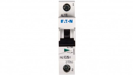 Wyłącznik nadprądowy 1P C 25A 15kA AC FAZ C25/1 278563