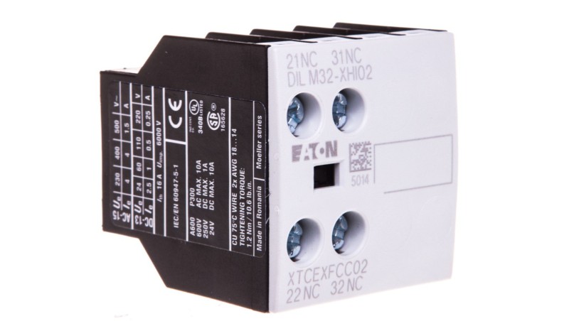 Styk pomocniczy 2R montaż czołowy DILM32-XHI02 277375 Styk pomocniczy 2R montaż czołowy DILM32-XHI02 277375