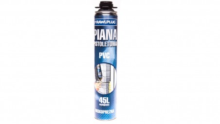 Piana montażowa pistoletowa niskoprężna do PCV 750ml RPP-PVC