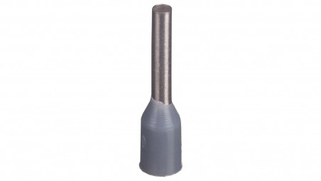 Końcówka tulejkowa izolowana TI 0,75mm2/8mm szara cynowana TI0,75L8x500 /500szt.